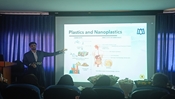The first non-Iranian pharmacy student defended his thesis with a perfect score.