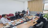 Holding a Meeting with Department Heads Upon the Arrival of the New Vice Chancellor for International Affairs